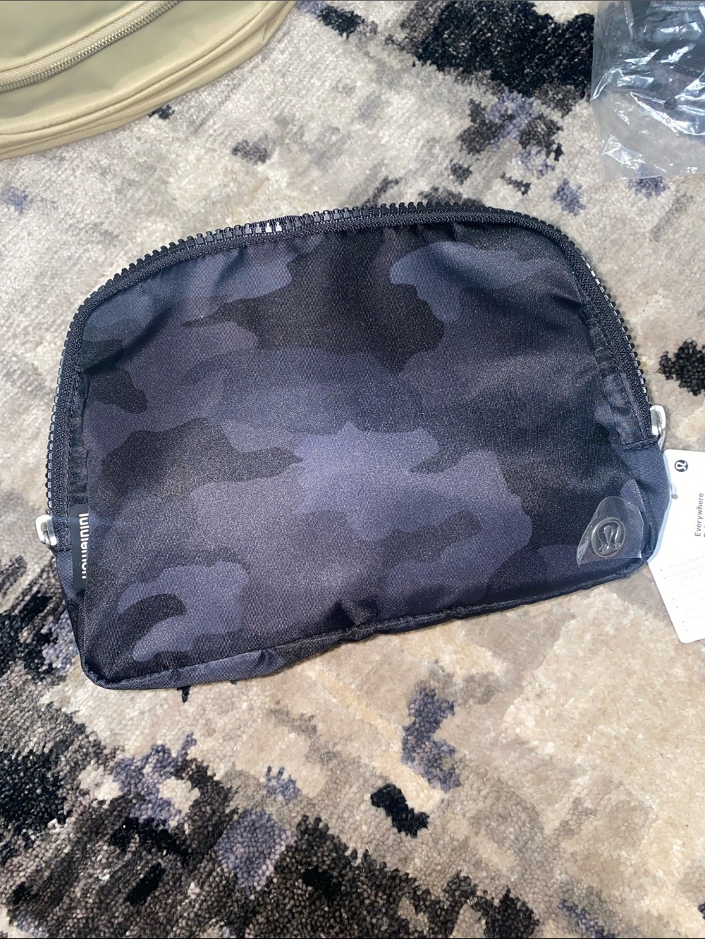 lululemon athletica Black Camo belt bag